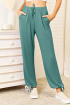 Whoopsie Daisy-Basic Bae Full Size Soft Rayon Drawstring Waist Pants with Pockets-Whoopsie Daisy