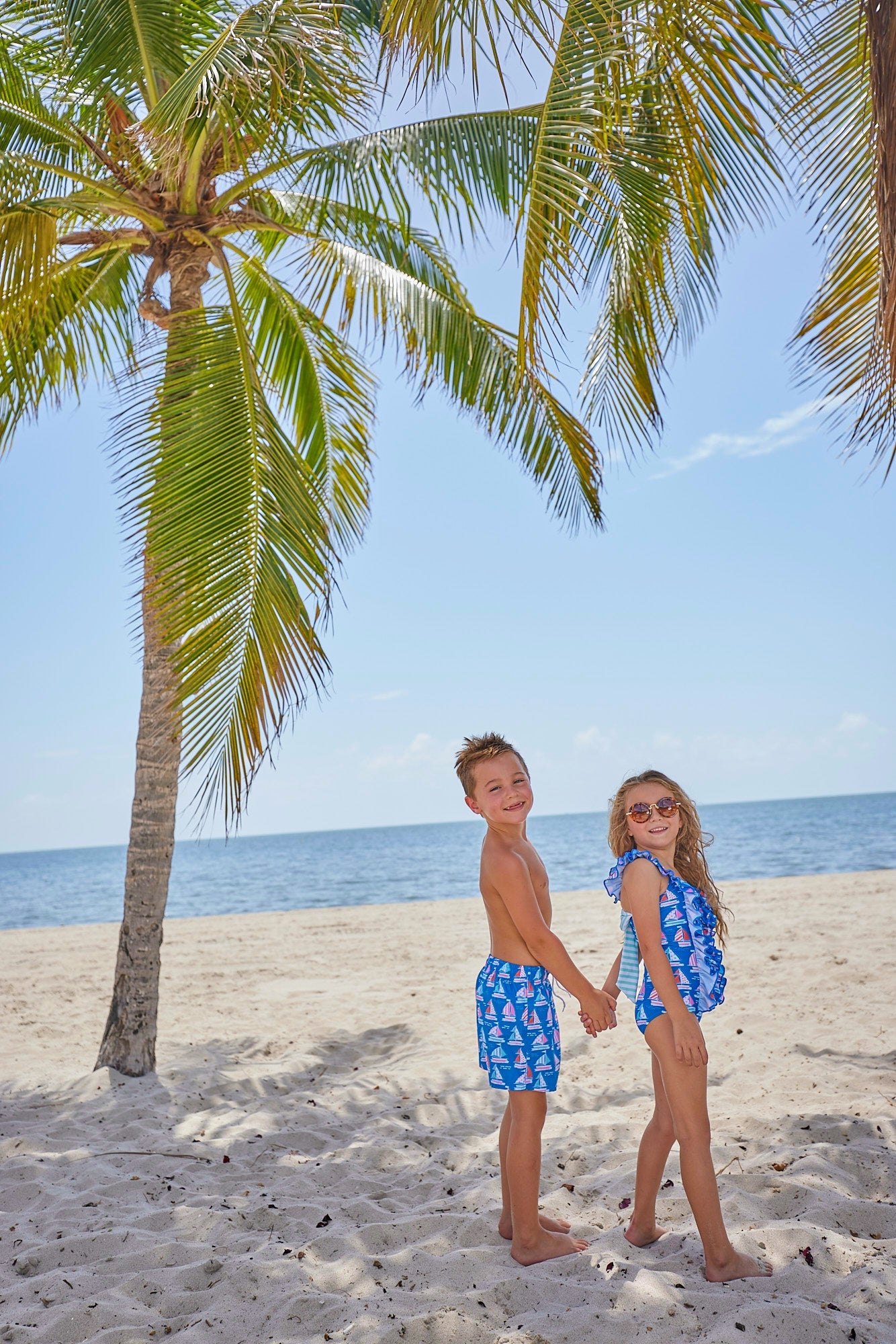 Blueberry Bay-Fair Winds One Piece Swimsuit-Whoopsie Daisy