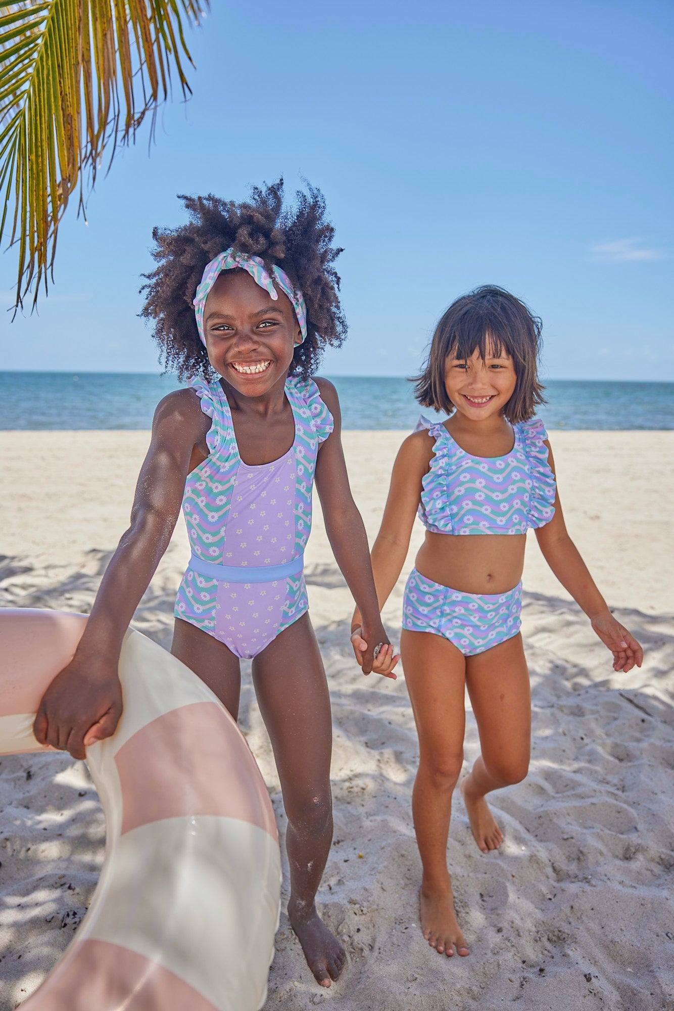 Blueberry Bay-Beachside Bliss One Piece Swimsuit-Whoopsie Daisy