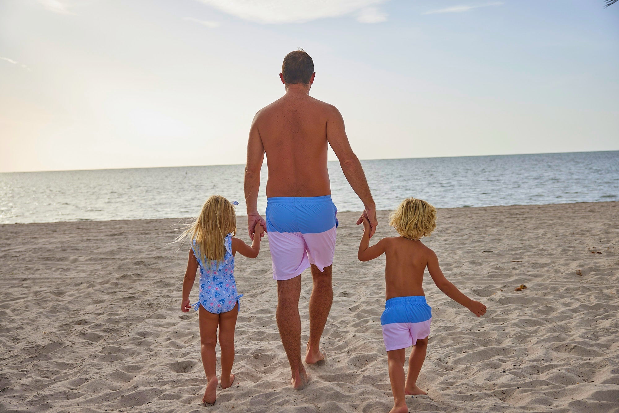 Blueberry Bay-Coastal Cabana Trunks-Whoopsie Daisy