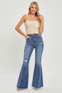 Whoopsie Daisy-RISEN High Waist Distressed Fare Jeans-Whoopsie Daisy