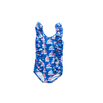 Blueberry Bay-Fair Winds One Piece Swimsuit-Whoopsie Daisy