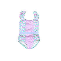 Blueberry Bay-Beachside Bliss One Piece Swimsuit-Whoopsie Daisy