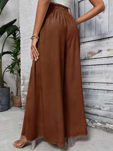 Whoopsie Daisy-Tied High Waist Wide Leg Pants-Whoopsie Daisy