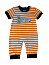 Three Sisters-Three Sisters Baby Boy Boo Knit Romper-Whoopsie Daisy