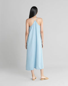 Reistor-Reistor In the Mood for Love Denim Maxi Dress-Whoopsie Daisy