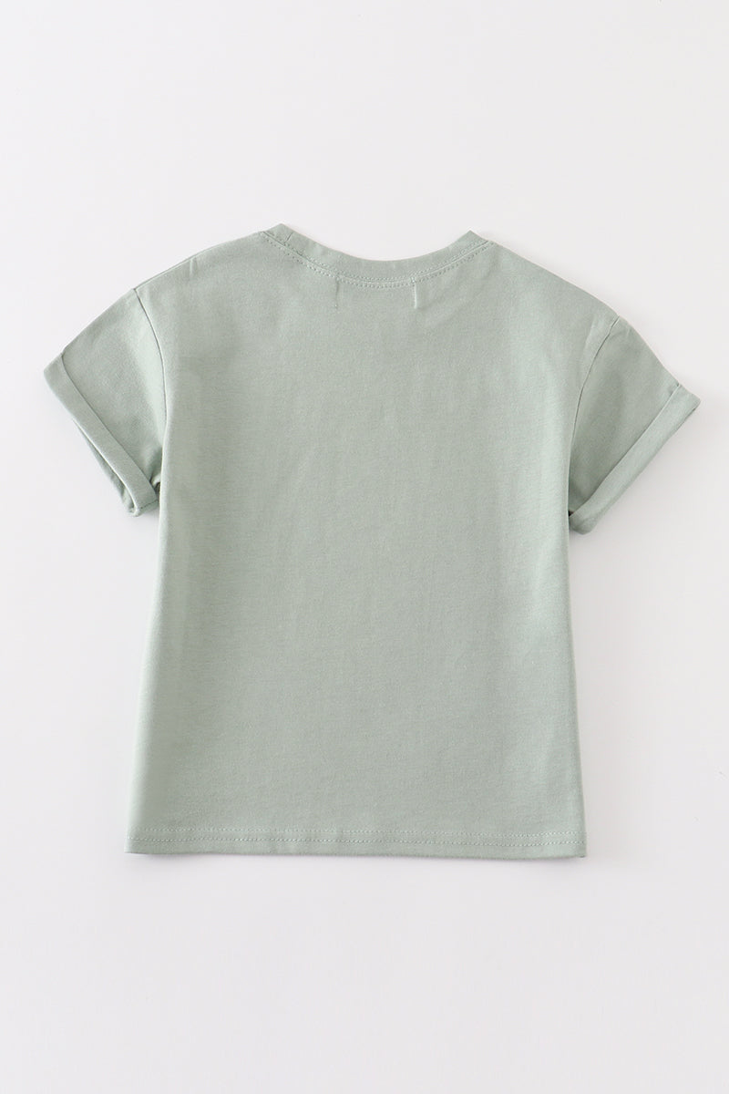 Premium Sage basic T-shirt