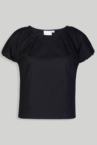 Reistor-Reistor Balloon Sleeve Top in Black-Whoopsie Daisy