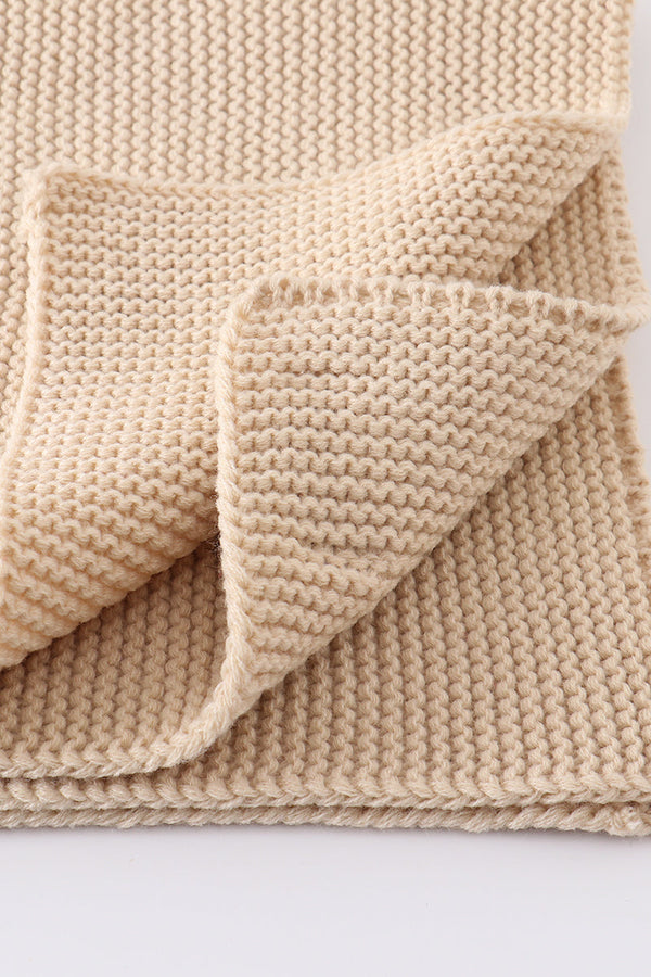 Beige shops baby blanket