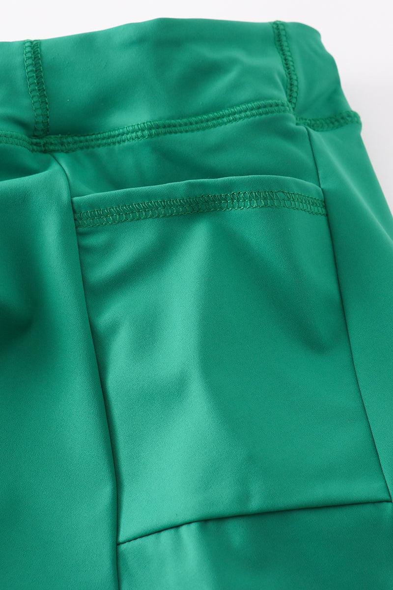 Green active sporty yoga girl skirt (skirt has build in liner)