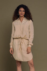 Reistor-Meet me by the Cliff Dress in Sand Beige-Whoopsie Daisy