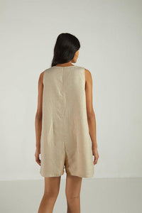 Reistor-Reistor Romp and Play Romper In Sand Beige-Whoopsie Daisy