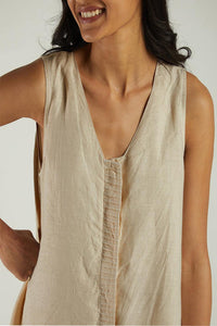 Reistor-Reistor Romp and Play Romper In Sand Beige-Whoopsie Daisy