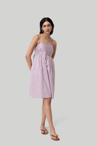 Reistor-Reistor Ruched Strappy Dress in Pink-Whoopsie Daisy