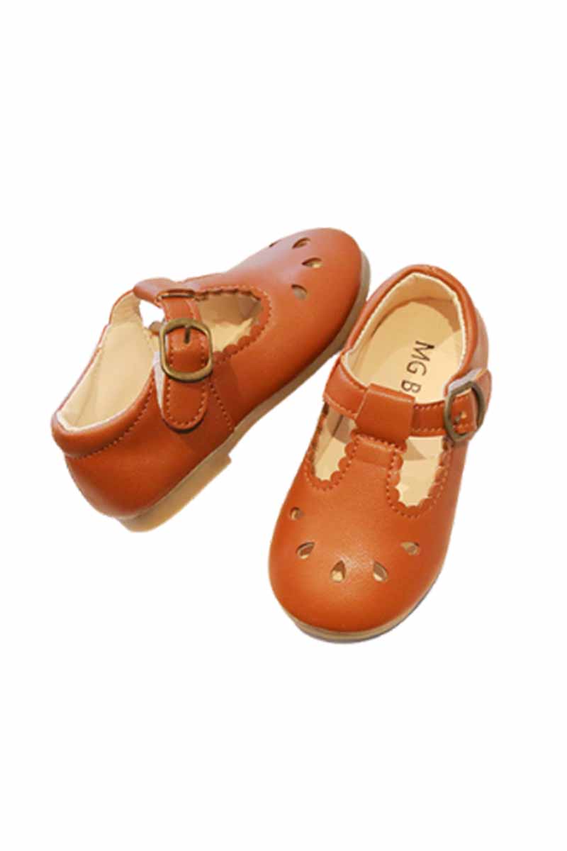 Brown vintage appleseed mary jane shoes(order one size up)