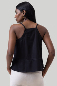 Reistor-Reistor V-neck Lace Camisole in Black-Whoopsie Daisy