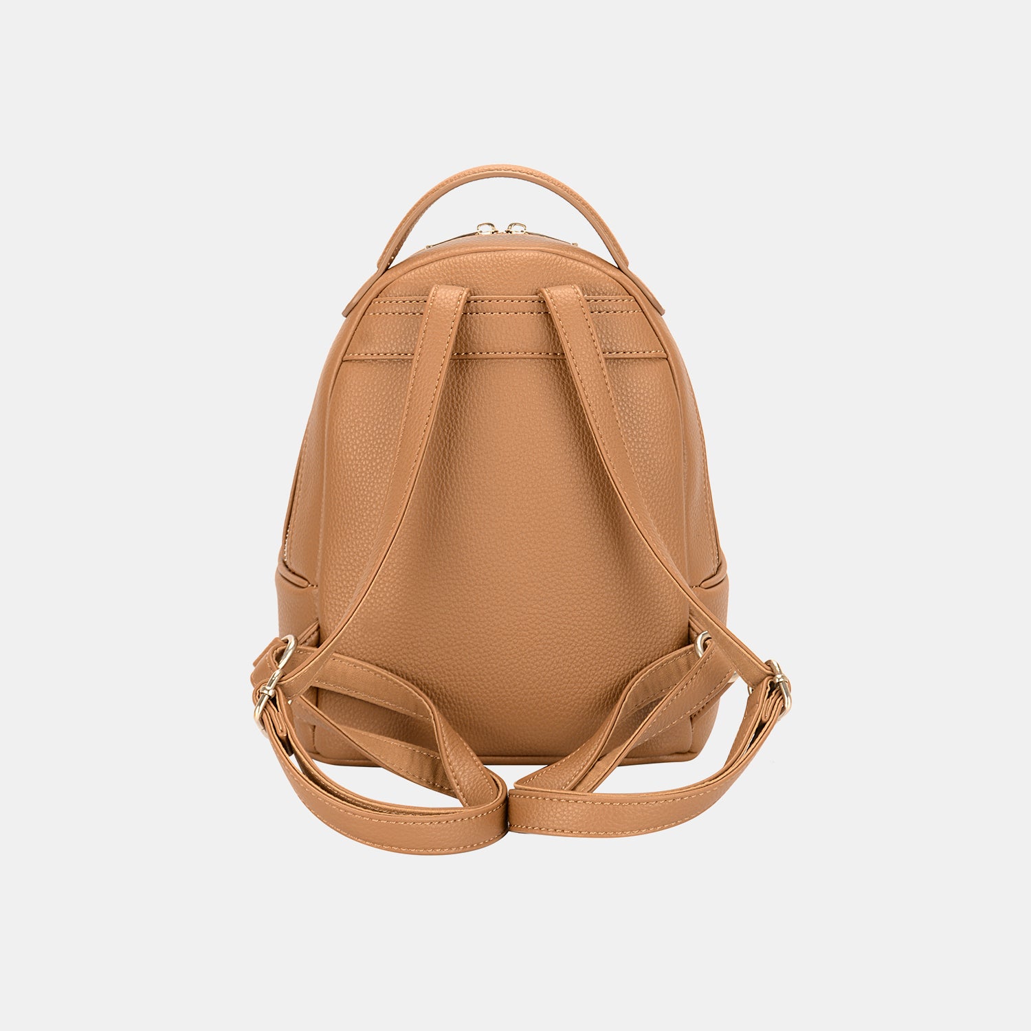 Whoopsie Daisy-David Jones PU Leather Handle Backpack-Whoopsie Daisy